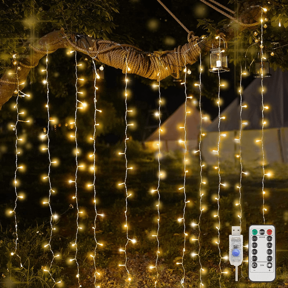 Suddus Curtain Lights