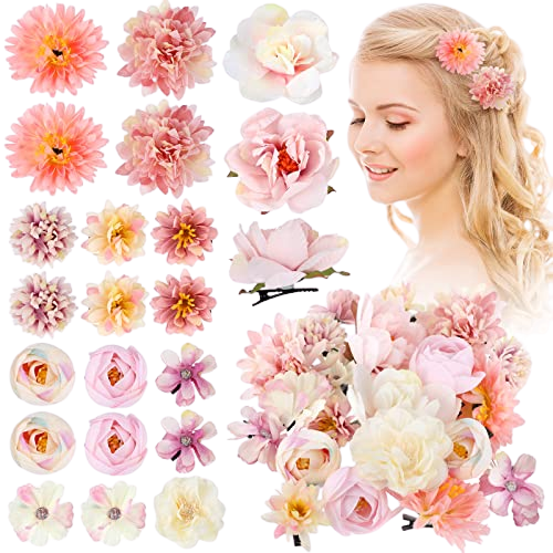 BBTO 21 Pieces Flower Hair Clip