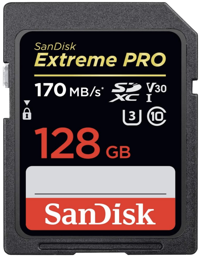 SanDisk 128GB Extreme PRO SDXC UHS-I Card